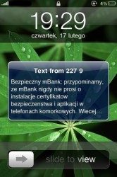 ZeuS mBank SMS