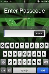 Blokada klawiatury / ekranu w iOS