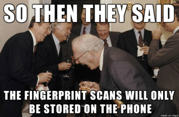 iPhone 5S jednak będzie uploadował odciski palców do chmury?