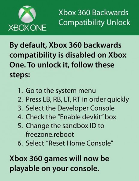 instrukcje powodujące permenentny reboot konsoli Xbox One