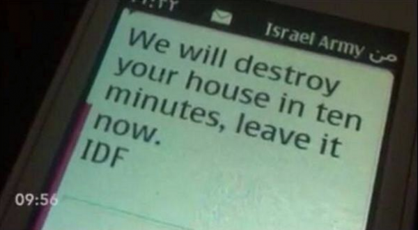 Izrael tak strzega mieszkańców okolic, które będą bombardować...