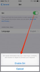 Włączenie Siri jasno informuje właściciela iPhone co się zaraz stanie...