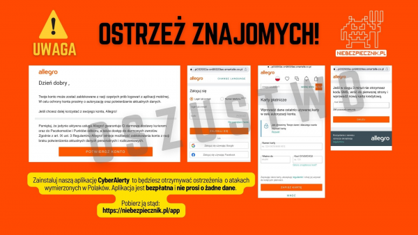 »⚠️ Attention Allegro users!  – Niebezpiecznik.pl –